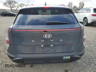 2024 Hyundai Kona SEL with VIN KM8HB3AB2RU095418, listed as a Copart auction lot 50947045 with 10,372 mi miles and Salvage Title. Bid and sale history available at carsss.com. Image 6.