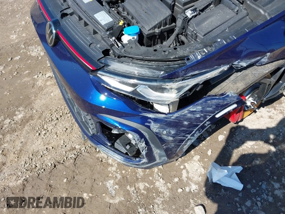 2024 Volkswagen GTI Autobahn с VIN WVWVA7CDXRW148094, выставлен на аукционе IAAI как лот 41918984 с пробегом 9 313 миль миль и . История ставок и продаж доступна на DreamBid. Изображение 6.