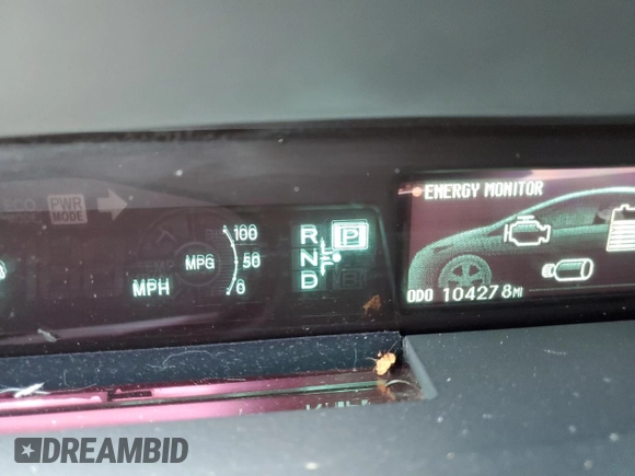 2015 Toyota Prius Four with VIN JTDKN3DU9F1995664, listed as a Copart auction lot 55356425 with 104,278 mi miles and Salvage Title. Bid and sale history available at carsss.com. Image 9.