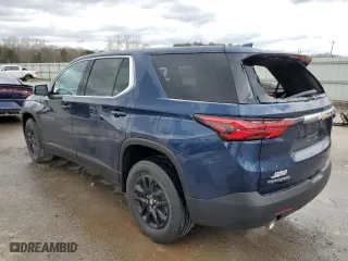 2022 Chevrolet Traverse LS with VIN 1GNERFKW6NJ103724, listed as a Copart auction lot 47757215 with 26,011 mi miles and Salvage Title. Bid and sale history available at carsss.com. Image 2.