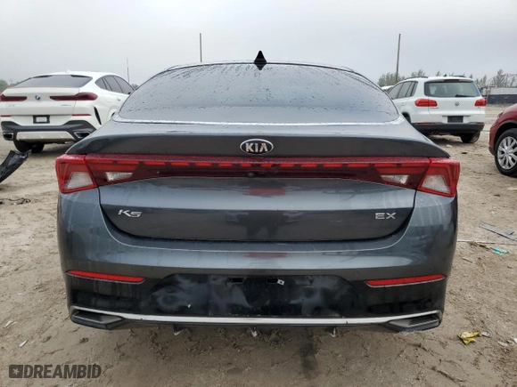 2021 Kia K5 EX with VIN 5XXG34J28MG008591, listed as a Copart auction lot 49256315 with 85,363 mi miles and Clean Title. Bid and sale history available at carsss.com. Image 6.