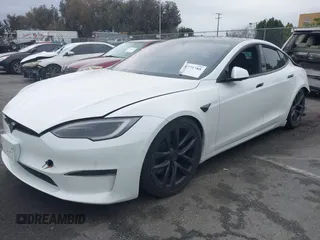 2022 Tesla Model S Plaid with VIN 5YJSA1E65NF488864, listed as a IAAI auction lot 41772788 with 33,915 mi miles and . Bid and sale history available at DreamBid. Image 19.