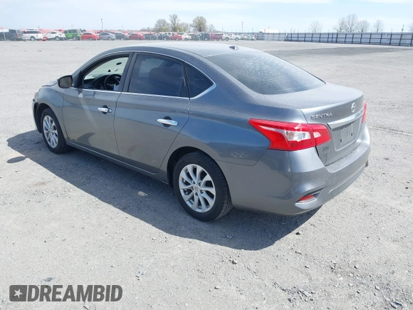 2018 Nissan Sentra SV with VIN 3N1AB7AP0JL627243, listed as a IAAI auction lot 41822674 with 144,841 mi miles and . Bid and sale history available at carsss.com. Image 3.