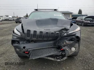 2017 Jeep Cherokee Trailhawk L Plus with VIN 1C4PJMBS2HW651480, listed as a Copart auction lot 47843795 with 96,842 mi miles and Salvage Title. Bid and sale history available at carsss.com. Image 5.