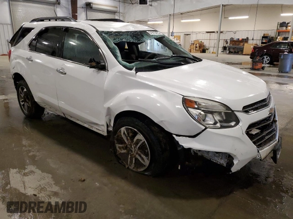 2016 Chevrolet Equinox LTZ with VIN 2GNFLGEK1G6189576, listed as a Copart auction lot 51915475 with 95,691 mi miles and Non Repairable. Bid and sale history available at carsss.com. Image 4.