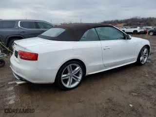 2010 Audi S5 Prestige with VIN WAUVGAFH3AN007823, listed as a Copart auction lot 47452645 with 107,972 mi miles and Salvage Title. Bid and sale history available at carsss.com. Image 3.