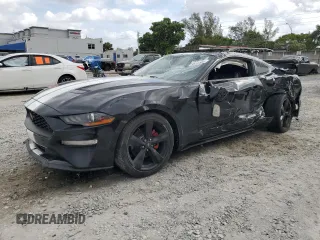 2021 Ford Mustang EcoBoost with VIN 1FA6P8TH4M5151881, listed as a Copart auction lot 49722985 with 56,041 mi miles and Non Repairable. Bid and sale history available at carsss.com. Image 1.