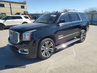 2019 GMC Yukon Denali with VIN 1GKS1CKJ3KR226176, listed as a Copart auction lot 89385175 with 60,453 mi miles and Salvage Title. Bid and sale history available at carsss.com. Image 1.