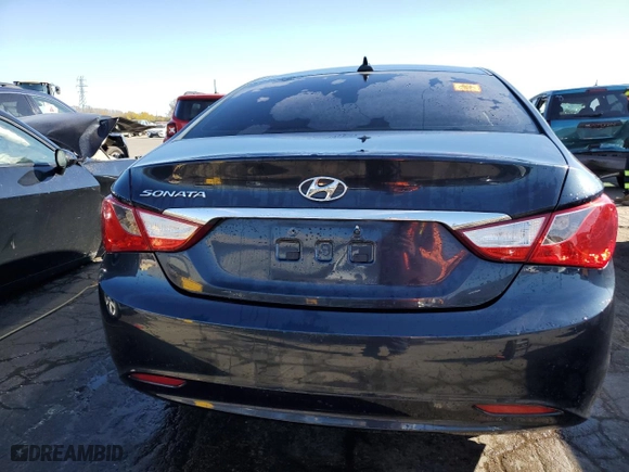 2012 Hyundai Sonata GLS with VIN 5NPEB4ACXCH470690, listed as a Copart auction lot 77692684 with 0 mi miles and Salvage Title. Bid and sale history available at carsss.com. Image 6.