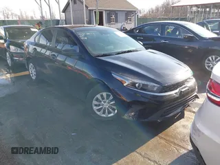 2024 Kia Forte LXS with VIN 3KPF24AD7RE815216, listed as a IAAI auction lot 41423571 with 12,655 mi miles. Bid and sale history available at carsss.com. Image 1.