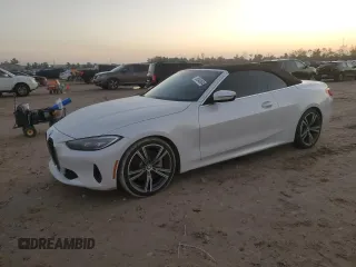 2024 BMW 4 Series 430i z VIN WBA23AT04RCP28351, wystawiony jako Copart lot #83340604 z przebiegiem Nie podano mil oraz Szkody całkowita. Historia ofert i sprzedaży dostępna na DreamBid. Obrazek 1.
