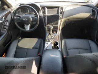 2018 Infiniti Q50 Sport with VIN JN1EV7AR3JM442233, listed as a Copart auction lot 51812365 with 41,335 mi miles and Salvage Title. Bid and sale history available at DreamBid. Image 8.