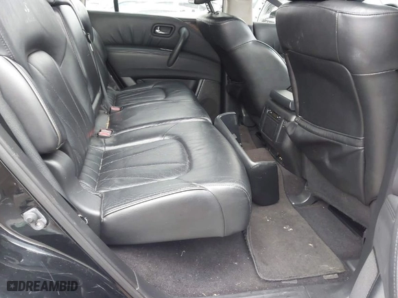 2011 Infiniti QX56 8-passenger with VIN JN8AZ2ND9B9700359, listed as a IAAI auction lot 42024527 with 144,454 mi miles. Bid and sale history available at carsss.com. Image 8.