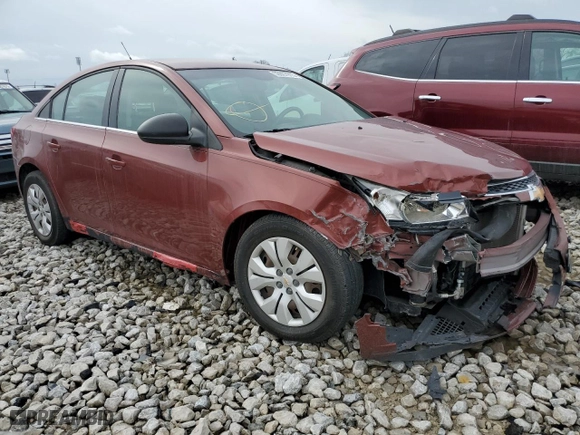 2012 Chevrolet Cruze LS with VIN 1G1PC5SH9C7228136, listed as a Copart auction lot 50097915 with 105,043 mi miles and Salvage Title. Bid and sale history available at carsss.com. Image 4.