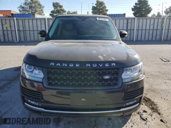2015 Land Rover Range Rover Supercharged with VIN SALGS2TF7FA198012, listed as a Copart auction lot 86161024 with 71,203 mi miles and Salvage title. Bid and sale history available at DreamBid. Image 5.