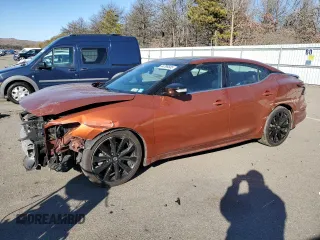 2021 Nissan Maxima SR with VIN 1N4AA6EVXMC514232, listed as a Copart auction lot 44798505 with 53,976 mi miles and Non repairable. Bid and sale history available at DreamBid. Image 1.