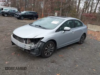 2014 Honda Civic Sedan EX with VIN 2HGFB2F87EH547056, listed as a IAAI auction lot 40908800 with 119,313 mi miles. Bid and sale history available at carsss.com. Image 17.