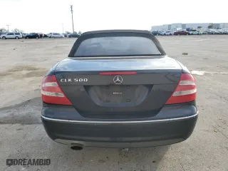 2004 Mercedes-Benz CLK-Class Cabriolet 5.0L with VIN WDBTK75G74T015491, listed as a Copart auction lot 43180655 with 161,213 mi miles and Salvage Title. Bid and sale history available at carsss.com. Image 6.