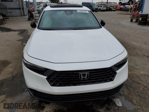 2023 Honda Accord Sport with VIN 1HGCY2F52PA058802, listed as a Copart auction lot 55868395 with 18,218 mi miles and Salvage title. Bid and sale history available at DreamBid. Image 5.