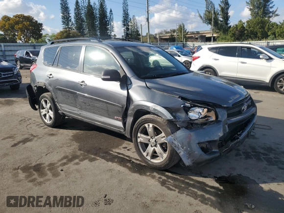 2011 Toyota RAV4 Sport with VIN JTMRK4DV9B5101252, listed as a Copart auction lot 44270895 with 205,880 mi miles and Salvage Title. Bid and sale history available at carsss.com. Image 4.