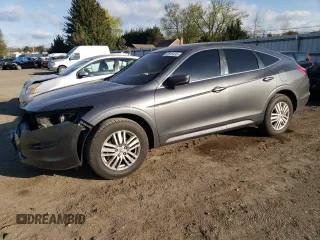 2012 Honda Crosstour EX with VIN 5J6TF3H39CL004914, listed as a Copart auction lot 52815435 with 186,713 mi miles and Salvage Title. Bid and sale history available at carsss.com. Image 1.