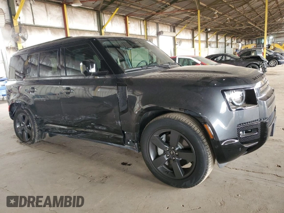 2024 Land Rover Defender X-Dynamic SE with VIN SALE27EU9R2318312, listed as a Copart auction lot 43183815 with 10,038 mi miles and Salvage title. Bid and sale history available at DreamBid. Image 4.