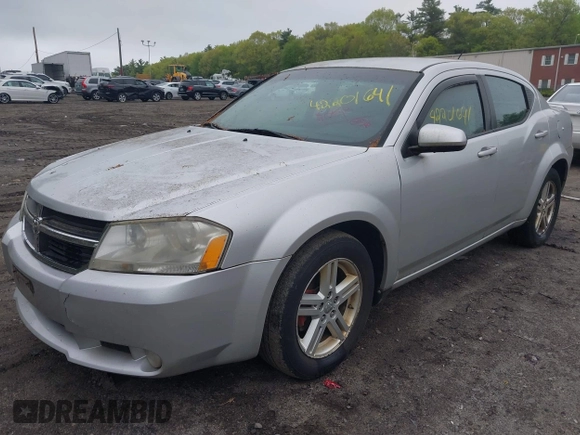 2010 Dodge Avenger R/T with VIN 1B3CC5FB2AN176824, listed as a IAAI auction lot 42201641 with 190,036 mi miles and . Bid and sale history available at DreamBid. Image 2.