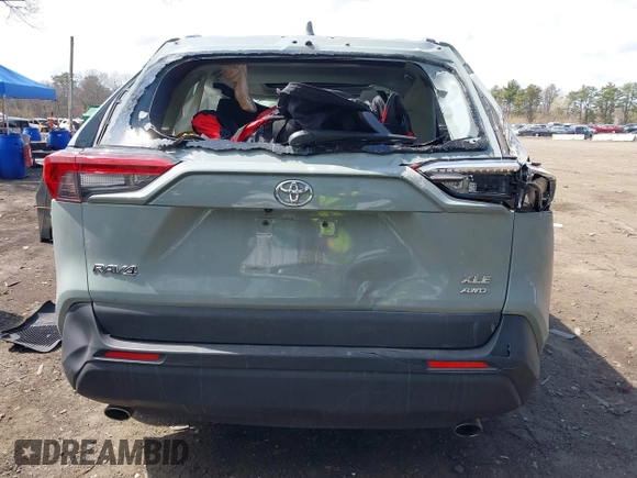 2019 Toyota RAV4 XLE with VIN JTMP1RFVXKD023350, listed as a IAAI auction lot 41991731 with 49,857 mi miles. Bid and sale history available at carsss.com. Image 16.