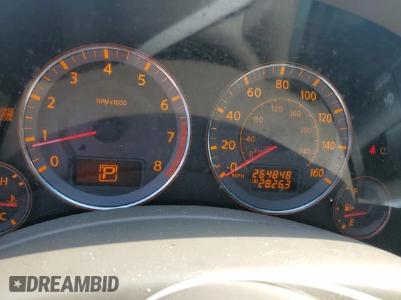 2007 Infiniti FX with VIN JNRAS08W67X205122, listed as a Copart auction lot 62276805 with 264,848 mi miles and Non repairable. Bid and sale history available at DreamBid. Image 9.