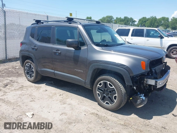 2017 Jeep Renegade Latitude with VIN ZACCJBBB9HPG63464, listed as a IAAI auction lot 42592072 with 78,031 mi miles and . Bid and sale history available at DreamBid. Image 1.