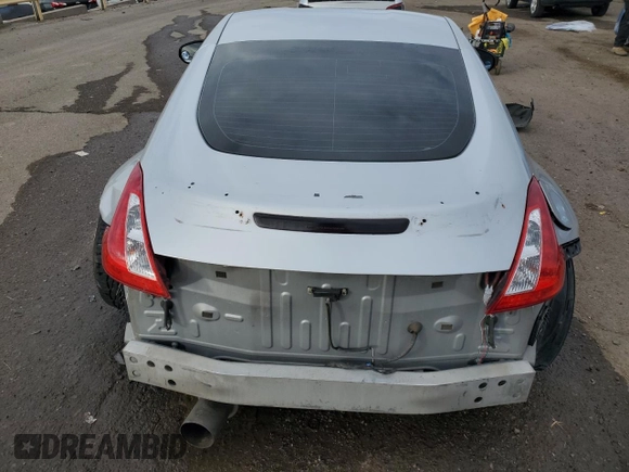 2013 Nissan 370Z with VIN JN1AZ4EH7DM382786, listed as a Copart auction lot 78954654 with 96,789 mi miles and Salvage Title. Bid and sale history available at carsss.com. Image 6.