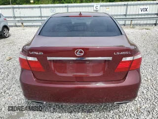 2007 Lexus LS 460 L with VIN JTHGL46F375014799, listed as a Copart auction lot 53912115 with 150,120 mi miles and Salvage title. Bid and sale history available at DreamBid. Image 6.