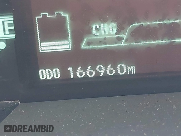 2010 Toyota Prius II with VIN JTDKN3DU3A0052152, listed as a IAAI auction lot 41917565 with 166,960 mi miles. Bid and sale history available at carsss.com. Image 7.