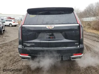 2021 Cadillac Escalade Premium Luxury with VIN 1GYS4CKL7MR349089, listed as a Copart auction lot 85086864 with 63,045 mi miles and Salvage Title. Bid and sale history available at carsss.com. Image 6.