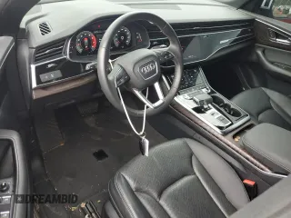 2021 Audi Q8 Premium Plus z VIN WA1EVAF18MD004657, wystawiony jako Copart lot #45008865 z przebiegiem 42 489 mil mil oraz Szkody całkowita. Historia ofert i sprzedaży dostępna na DreamBid. Obrazek 8.