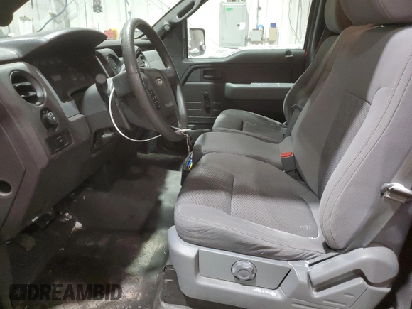 2012 Ford F-150 XL with VIN 1FTNF1CT4CKD70666, listed as a Copart auction lot 43207175 with 202,366 mi miles and Salvage title. Bid and sale history available at DreamBid. Image 7.