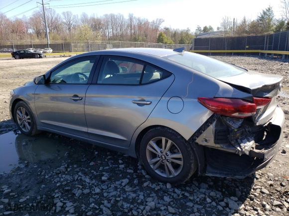 2018 Hyundai Elantra Value Edition with VIN KMHD84LF6JU556790, listed as a Copart auction lot 49015175 with 68,910 mi miles and Salvage Title. Bid and sale history available at carsss.com. Image 2.