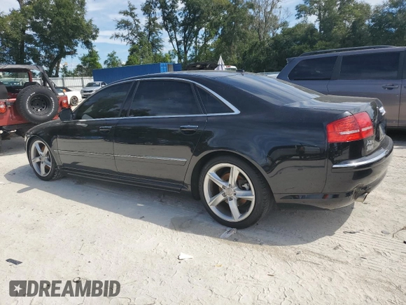 2009 Audi A8 4.2L with VIN WAUMV94E19N003130, listed as a Copart auction lot 74585754 with Not provided miles and Non repairable. Bid and sale history available at DreamBid. Image 2.