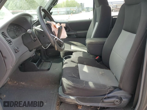 2005 Ford Ranger XL with VIN 1FTZR15E05PA88456, listed as a Copart auction lot 56334525 with 34,766 mi miles and Clean Title. Bid and sale history available at DreamBid. Image 7.