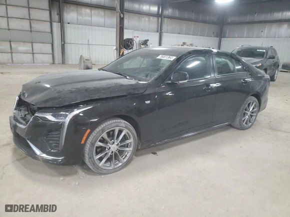 2020 Cadillac CT4 Sport with VIN 1G6DG5RK6L0135294, listed as a Copart auction lot 76001364 with 49,958 mi miles and Salvage Title. Bid and sale history available at carsss.com. Image 1.