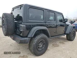 2023 Jeep Wrangler Sport S with VIN 1C4HJXDG6PW695690, listed as a Copart auction lot 45729705 with 1,584 mi miles and Salvage Title. Bid and sale history available at DreamBid. Image 3.