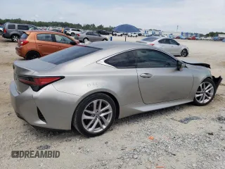 2019 Lexus RC 300 z VIN JTHHA5BC2K5009159, wystawiony jako Copart lot #54554875 z przebiegiem 46 680 mil mil oraz Szkody całkowita. Historia ofert i sprzedaży dostępna na DreamBid. Obrazek 3.