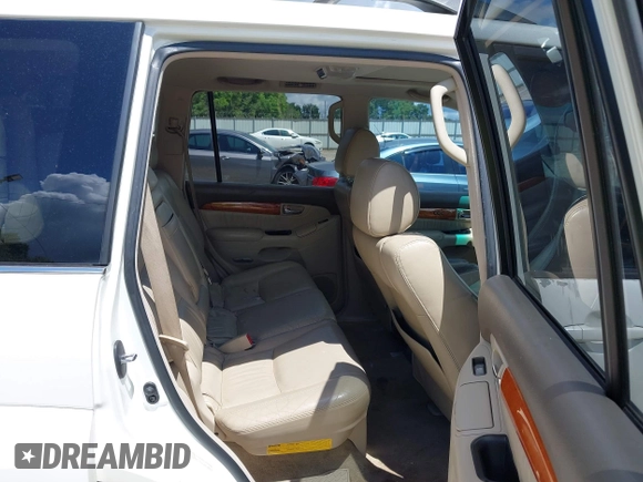 2005 Lexus GX 470 z VIN JTJBT20X350075577, wystawiony jako IAAI lot #42534615 z przebiegiem 233 329 mil mil oraz . Historia ofert i sprzedaży dostępna na DreamBid. Obrazek 8.