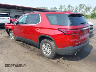 2023 Chevrolet Traverse LT Cloth z VIN 1GNERGKWXPJ196658, wystawiony jako IAAI lot #42404287 z przebiegiem 49 896 mil mil oraz . Historia ofert i sprzedaży dostępna na DreamBid. Obrazek 3.