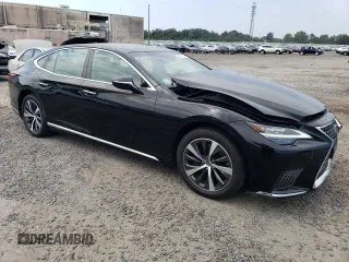 2021 Lexus LS with VIN JTHD51GF8M5008700, listed as a Copart auction lot 69260184 with 25,009 mi miles and Salvage Title. Bid and sale history available at carsss.com. Image 4.
