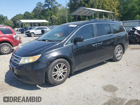2013 Honda Odyssey EX z VIN 5FNRL5H43DB016008, wystawiony jako Copart lot #48776965 z przebiegiem 231 655 mil mil oraz Nie do naprawy • Non repairable. Historia ofert i sprzedaży dostępna na DreamBid. Obrazek 1.