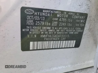 2013 Hyundai Azera с VIN KMHFH4JG4DA330015, выставлен на аукционе Copart как лот 62757555 с пробегом 128 339 миль миль и Чистый • Clean title. История ставок и продаж доступна на DreamBid. Изображение 13.