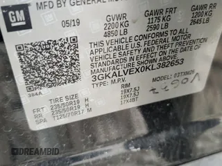 2019 GMC Terrain SLT with VIN 3GKALVEX0KL382653, listed as a Copart auction lot 48176825 with 52,509 mi miles and Salvage Title. Bid and sale history available at carsss.com. Image 15.