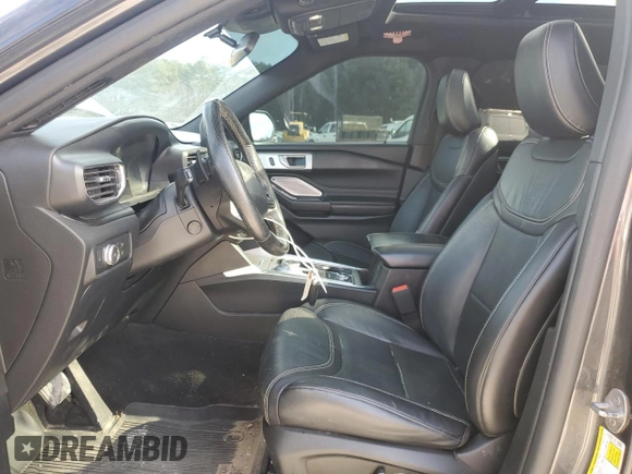 2020 Ford Explorer ST with VIN 1FM5K8GC2LGC22299, listed as a Copart auction lot 43443955 with 91,481 mi miles and Salvage Title. Bid and sale history available at DreamBid. Image 7.