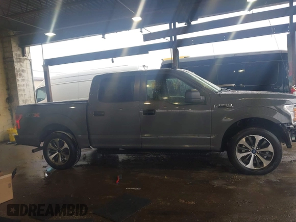 2020 Ford F-150 XL with VIN 1FTEW1CP6LFC45762, listed as a IAAI auction lot 41565060 with 55,287 mi miles. Bid and sale history available at carsss.com. Image 14.